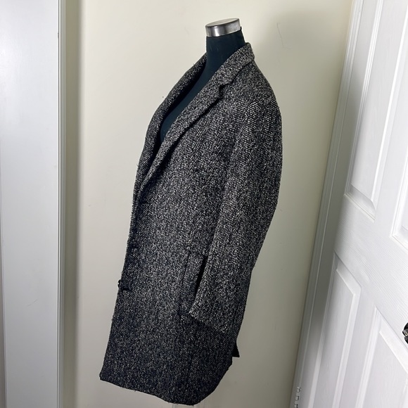 Boyfriend Button Seoul Outerwear Trench Slouch Coat Size Medium Oversized - Picture 13 of 15